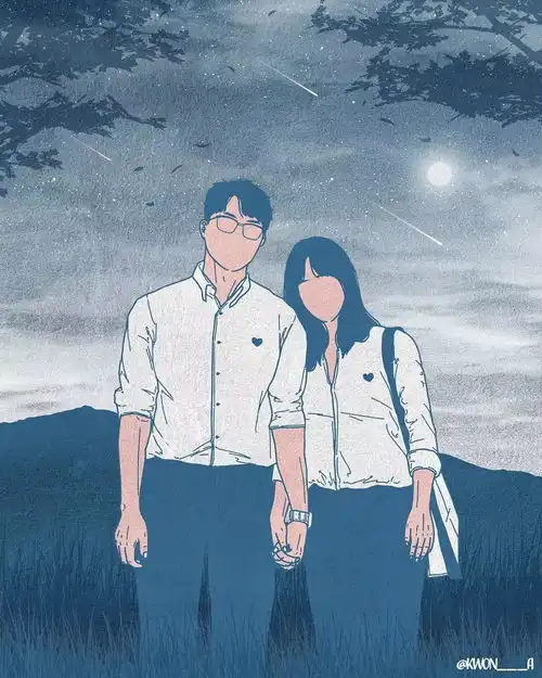 他画出情侣间的羞羞日常,无脸男女性感撩人,撩得12万粉丝脸红心跳