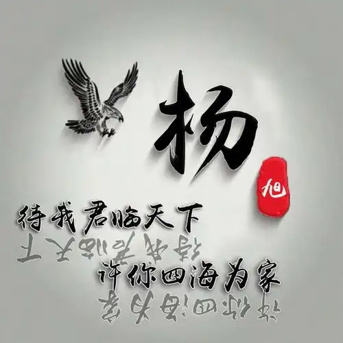 微信头像,姓氏头像,不如试试这款,勇者无畏,行者无疆