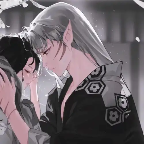 动漫情侣头像满载一船明月平铺千里秋江