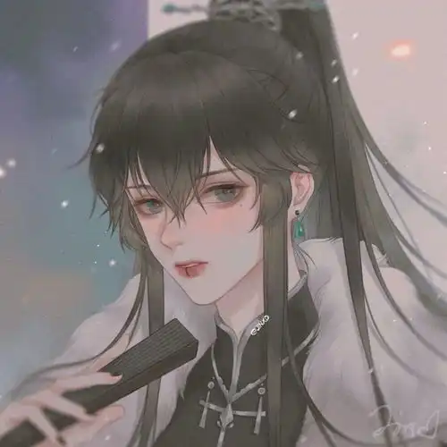 动漫男女唯美头像小桥遇见流水,江南遇见烟雨,我遇见你