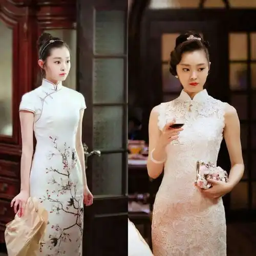 女明星们穿上旗袍,韵味十足,看了她们你沦陷了吗