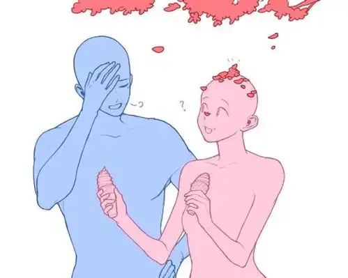 情侣互动双人姿势绘画参考,你的本子能用上