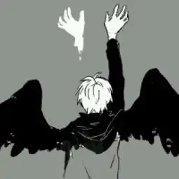 黑白动漫男头插画二次元意境半身堆糖,美好生活研究所