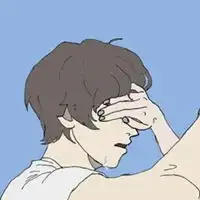 高清卡通情侣头像萌呆一对,一对两张的