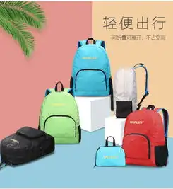 唯加可折叠背包旅行包皮肤包双肩包男女情侣款户外背包轻便备用包wp7303