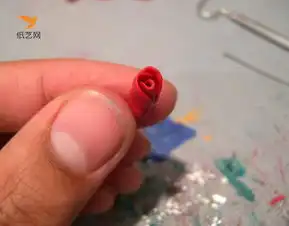 超轻粘土制作的手工玫瑰花情人节礼物教程