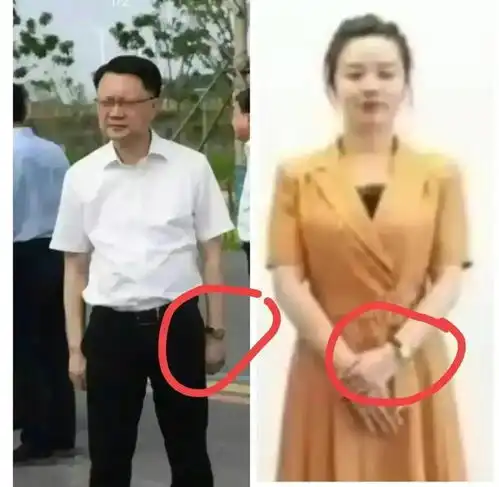 戴副局长和韦副市长戴的都是很贵的情侣表,更是隔200公里来私会