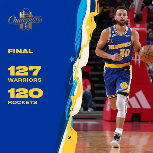 17记三分轰74分,勇士迎客场首胜水花兄弟大爆发,库里乐开花