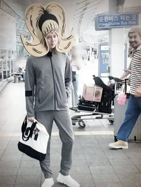 他们都是机场时尚终结者,这样视觉冲击的机场时尚你见过吗