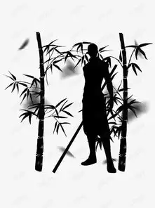 原创可商用武侠人物水墨风剪影4素材图片免费下载高清psd千库网图片编号11683139