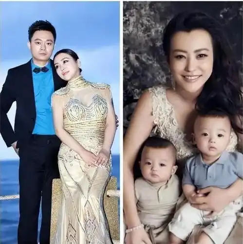 郝蕾带儿子别墅院子里面种菜,12岁儿子正面曝光小男孩长胡须了