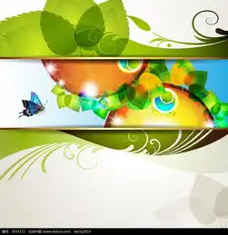 绿色叶子流动花纹商业创意背景eps素材免费下载红动网