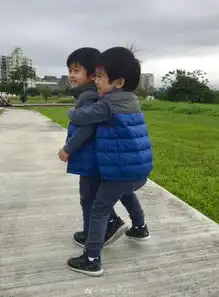 林志颖元宵节晒双胞胎儿子照片,兄弟俩手牵手散步感情好