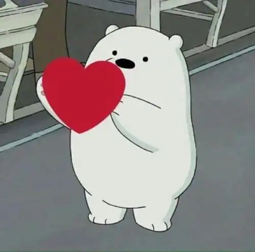 我想请问大家这个小熊是不是情侣头像