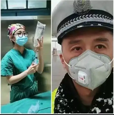 997在现场疫情阻击战中的夫妻档我是警察她是护士,我们选择逆风向前