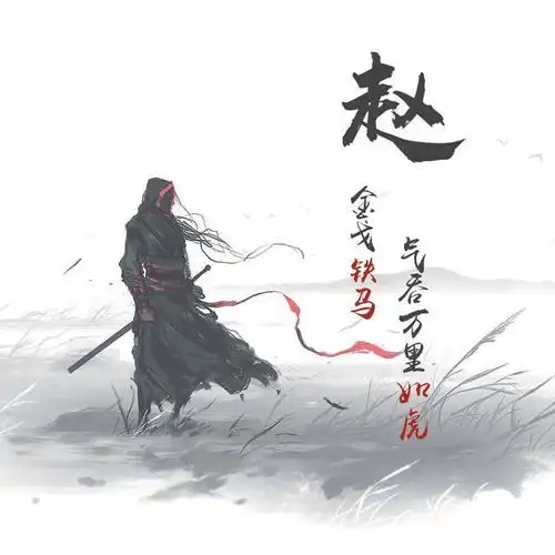 潇洒黑色水墨龙姓氏头像藏头诗头像,古典风大气,喜欢请带走