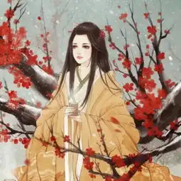 古风情侣头像勾勒一笔窈窕身姿,笑靥如花