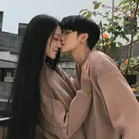 情侣头像亲吻暧昧超清微信头像图片大全