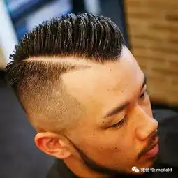 男生流行发型,铲青渐变最流行