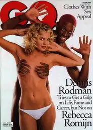 罗德曼派对享艳福女伴裙底走光