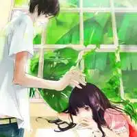 绿色背景头像情侣微信头像图片大全