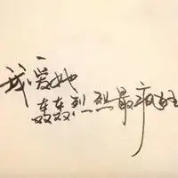 纯文字头像我爱她我爱他微信头像图片大全