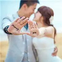 幸福唯美的情侣婚纱头像大全