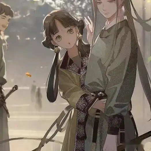 超甜的古风情侣头像来啦
