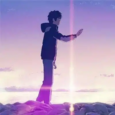 你的名字头像情侣一对单人你的名字动漫微信头像