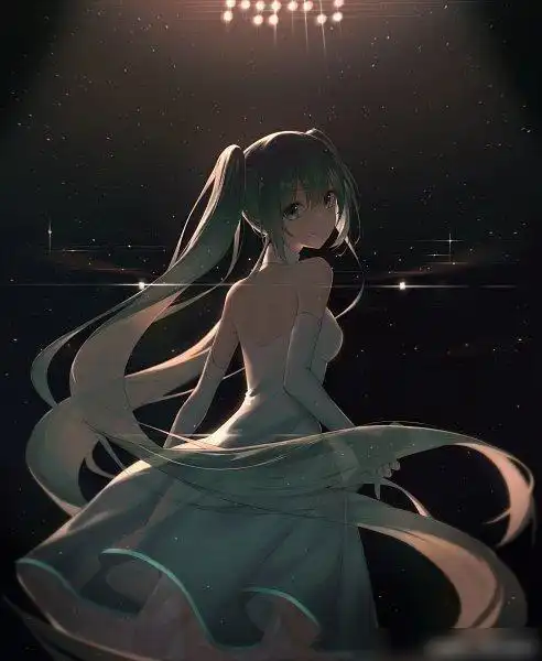 初音未来二次元同人漫画中的公主殿下