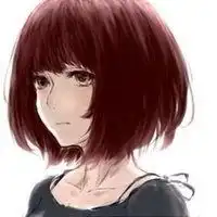 侧脸头像女生高冷手绘微信头像图片大全