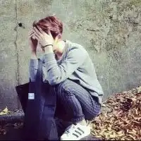 带忧郁气质的伤感男生qq头像大全世界太小还是丢了你