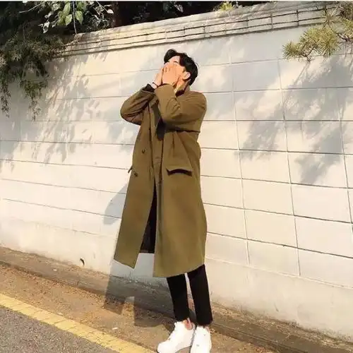 男生大衣搭配示范,太帅了