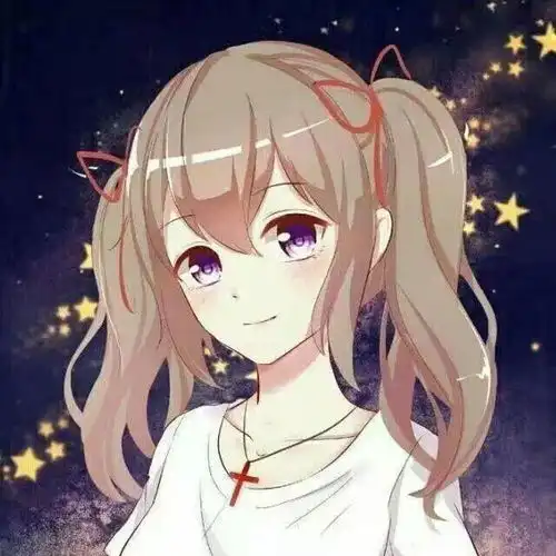 二次元情侣头像不易发现婚纱
