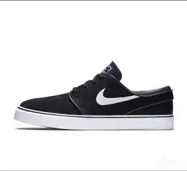 nikezoomstefanjanoski耐克男子黑白低帮潮流休闲滑板鞋