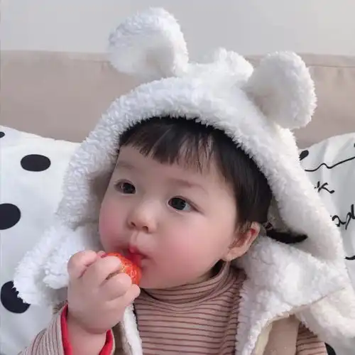 超级可爱的萌娃情侣头像