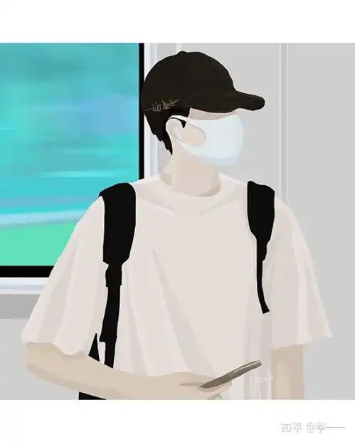 小众情侣头像插画无水印,可自取