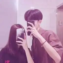 好看的真人情侣cp头像小鱼