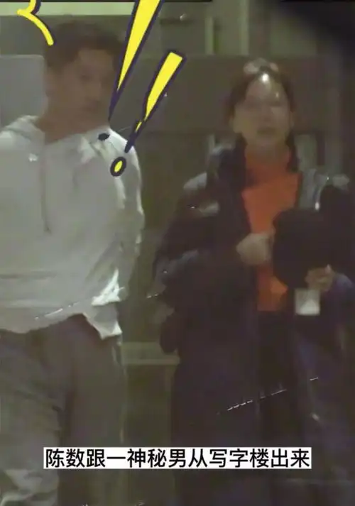 陈数深夜被拍和神秘男拥抱,男方衣衫不整,老公频与异性玩乐