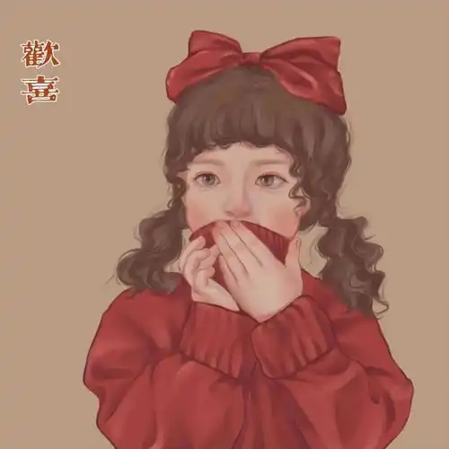 最新情头过年专属的甜蜜情侣头像