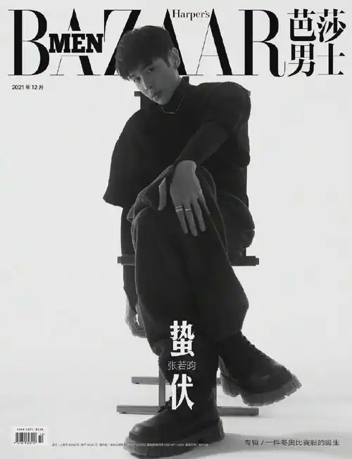 张若昀芭莎男士十二月刊封面大片