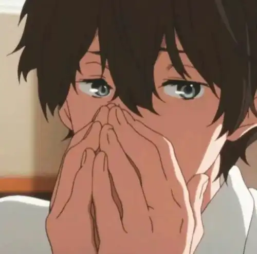 动漫男生头像所有的告别中,我最喜欢明天见