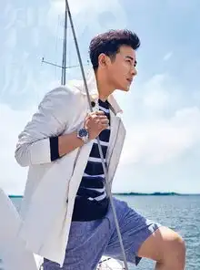 罗晋gq时尚大片跟着壕男友出海吹吹风