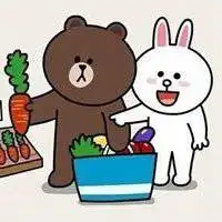 兔兔和熊熊的卡通头像微信头像图片大全