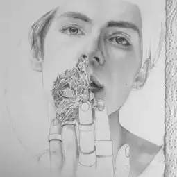 这波素描头像画的俊男是我的菜