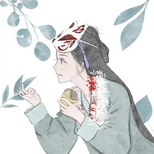 古风情头亿万个辉煌的太阳,呈现在打碎的镜子上