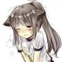 扎辫子女生头像卡通微信头像图片大全