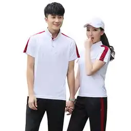 情侣装夏装新款气质时尚t恤休闲运动服套装男女夏季短袖长裤