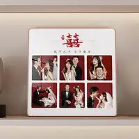 莎芮经典时尚创意雕花木质白色6寸7寸相框相架摆台客厅卧室装饰多少钱