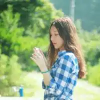 qq头像绿色控女生小清新